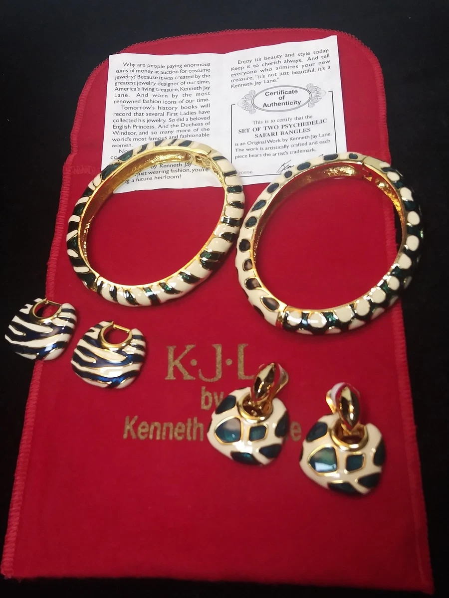 Kenneth Jay Lane Fashion Signed Vintage & Antique Jewelry Sets for