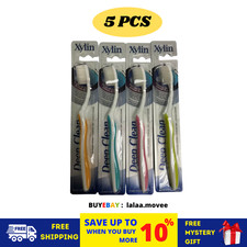 5 pcs New COSWAY Xylin Deep Clean Toothbrush with Nano Silver