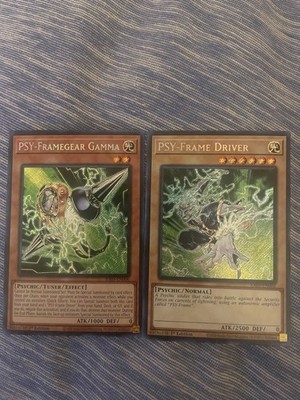 psy-framegear gamma + Psy Frame Driver Secret Rare Ra05! Near Mint Condition