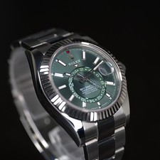 Rolex Sky-Dweller Green Dial Stainless Steel Watch 336934 2024 Full Set 3
