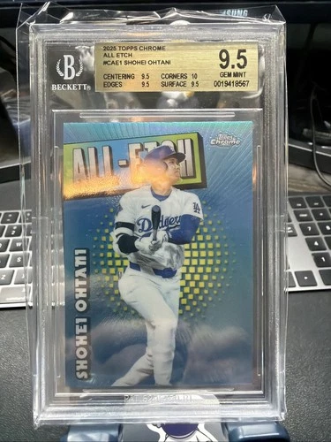 2025 TOPPS CHROME ALL ETCH #CAE1 SHOHEI OHTANI BGS 9.5