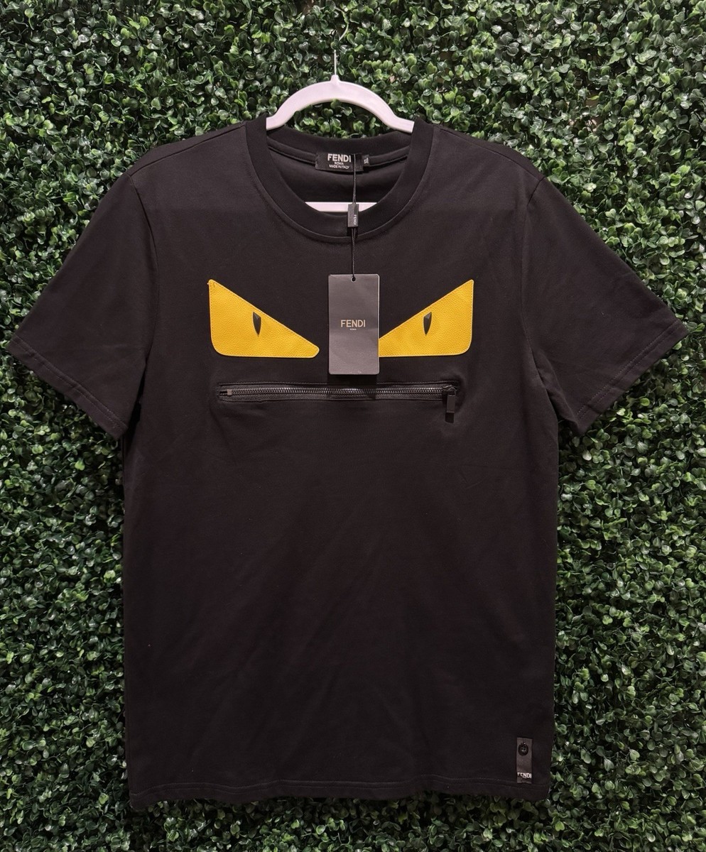 Fendi Roma Monster Eyes (Bag Bugs) T-shirt. NWT size XL | eBay