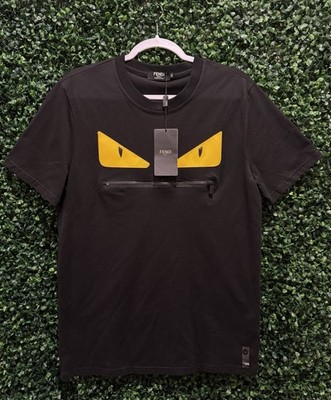 Fendi Roma Monster Eyes (Bag Bugs) T-shirt. NWT size XL | eBay