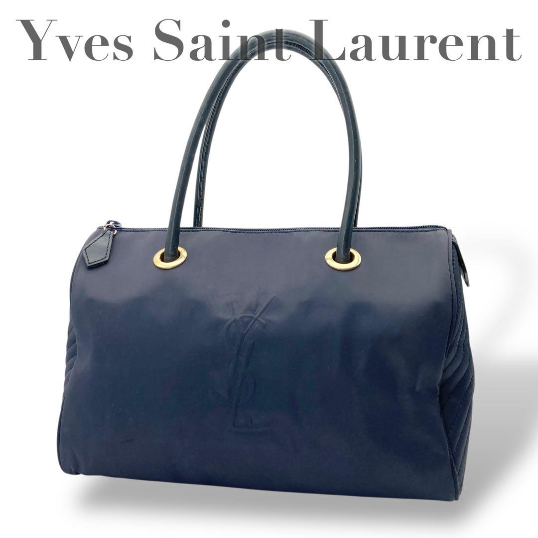 Mini borsa Boston 803 Yves Saint Laurent Cassandra logo in rilievo buone condizioni