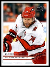 2025-26 Upper Deck Series 2 Hockey #278 Jaccob Slavin - Carolina Hurricanes