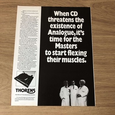 GRAM69 MAGAZINANZEIGE 11X8 THORENS: MASTERS OF ANALOG SOURCE