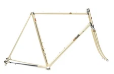 Cinelli Supercorsa Frameset 57.5cm C-T Pearl White Columbus SLX Headset NEW NOS