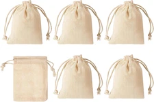 PATIKIL 4"X3" Coin Sacks Bag, 6 Pack Bank Coin Deposit Change Transit Bags Canva