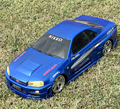 ニッコー ラジコン 日産 スカイライン GT-R 1/5 当時物 nikko Rare 1:5 Scale Nikko Nissan Skyline GTR R34 Radio Controlled RC