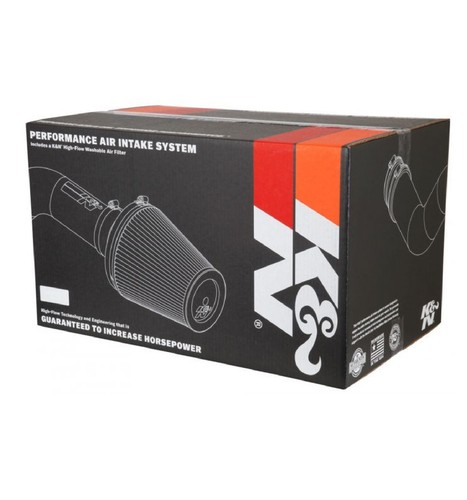 K&N 77-1570Ks Kit Aspirazione Aria Auto – Filtro Lavabile E Riutilizzabile Per Jeep Cherokee 2.4L (2014-2018)