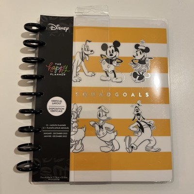 The Happy Planner Disney Minnie Squad Goals Classic 12-Month Planner 2022 NEW