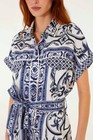 NWT AUTH FARM RIO Off-White Wonderful City Belted Linen Romper Sz EXTRA LARGE XL — photo 3