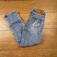 Hatley Girls Denim Size 6 Pull-On Jeans Back to School Distressed Fall Winter