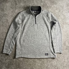 Gray Quarter-Zip Fleece Pullover — listing 4