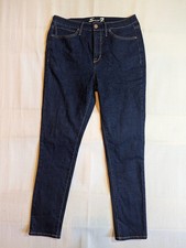 Seven7 Jeans Women's 10 Skinny High Rise Dark Wash Stretch Denim Blue