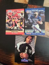 Lot Of 3 NFL Roger Craig #33 Cards San Francisco 49ers & Raiders 1990 & 1991