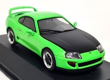 Solido 1/43 Toyota Supra MK4 2JZ 2001 Neon Green Diecast Model Car