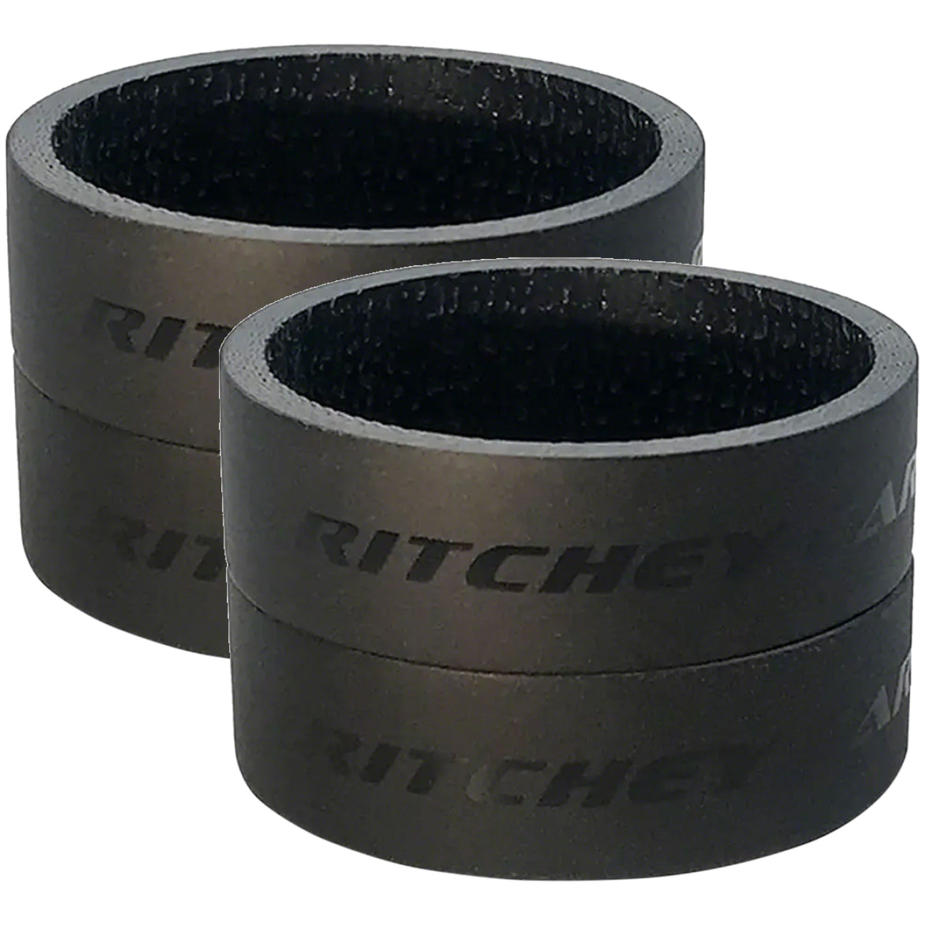 Комплект из 2 прокладок для гарнитуры Ritchey WCS Carbon 1-1 8 10 мм черные 2 упаковки 33 мм 6090₽