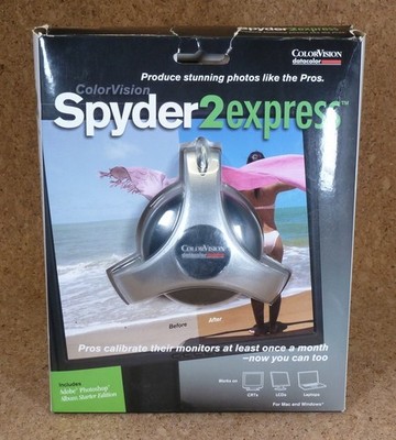 Color Vision Spyder2Express Color Monitor Calibration Kit-  CRT LCD