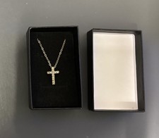 Cross Necklace for Women 14K Gold/Silver Plated Dainty Small Cross Pendant Neckl