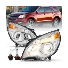 2010-2015 Equinox Headlights Assembly Halogen Projector LH RH