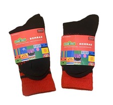 Bombas Sesame Street Elmo Crew Socks Size Youth Size Medium 2 Pair NEW  