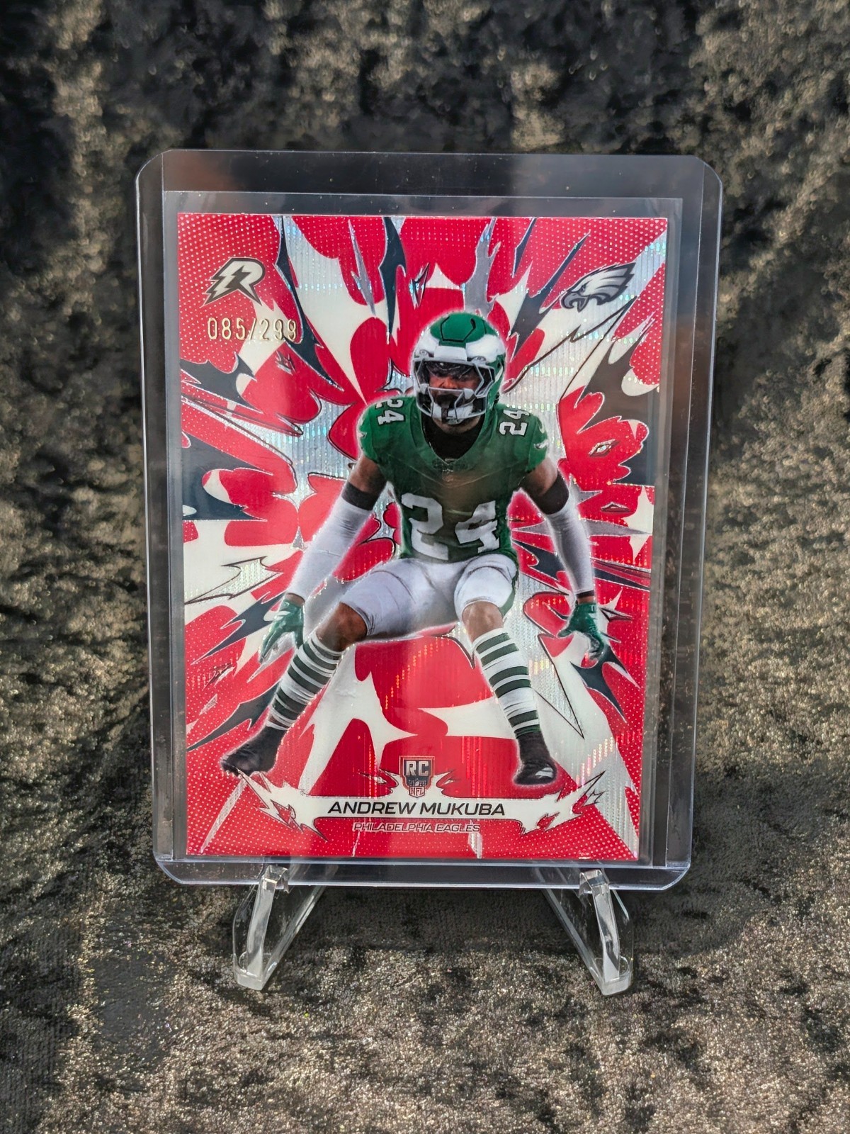2025 Topps Resurgence - Rookie Auto Andrew Mukuba Magenta Surge 085/299