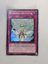 Blessings for Gusto Yugioh Trap Card Super Rare HA05-EN059 - 1st Edition