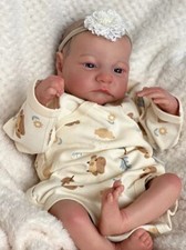 19" Realistic Reborn Baby Doll Newborn Levi 3D Skin Visible Veins Kids Toy Gift
