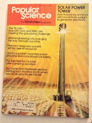 Popular Science Mag Solar Power Tower October 1975 090419nonrh