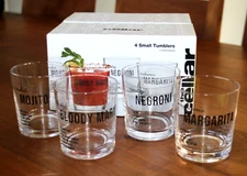 The Cellar Set of 4 Small (12oz) Tumblers w/ Cocktail Recipes - Macy's Exclusive