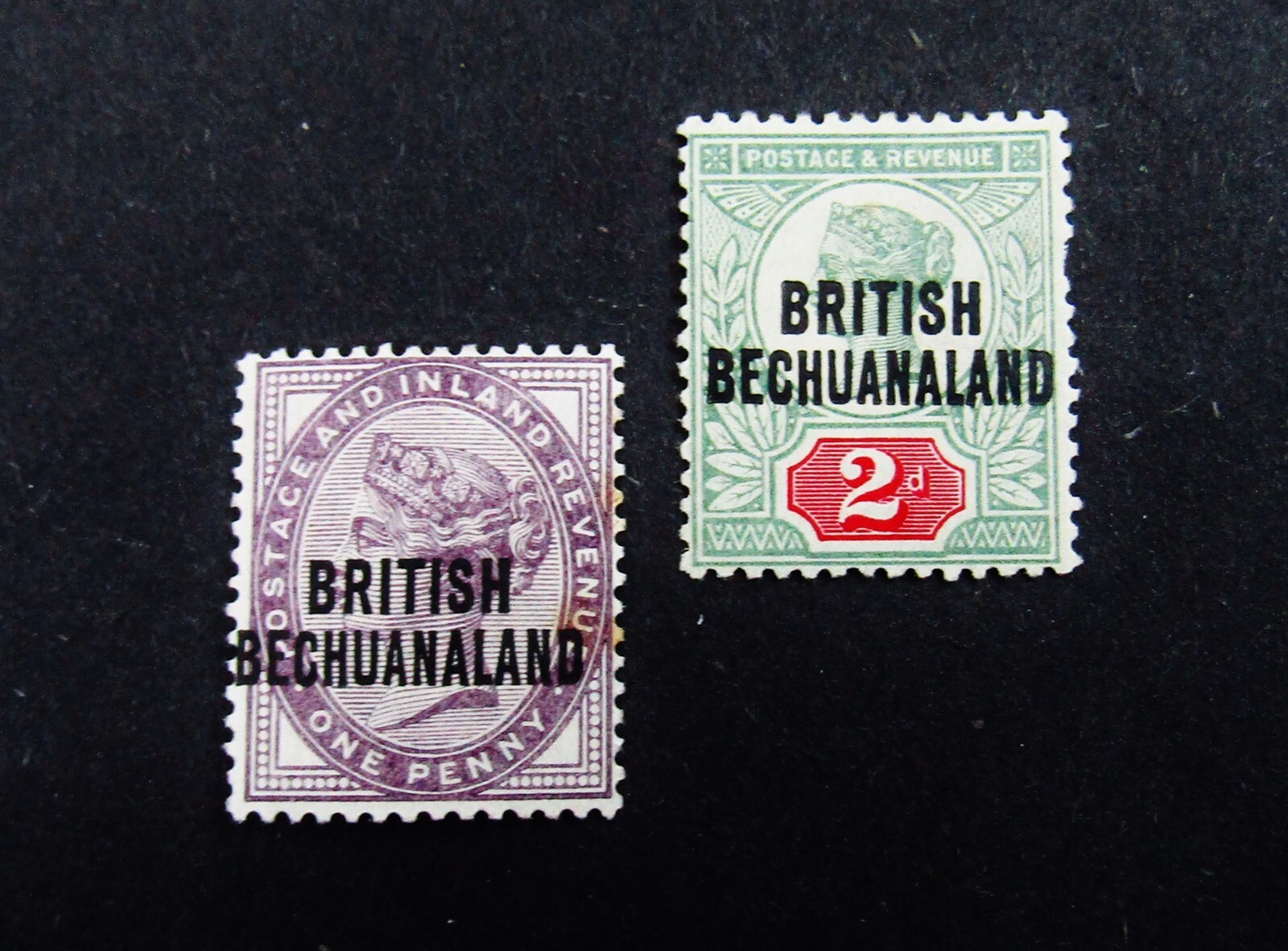 nystamps British Bechuanaland Protectorate Stamp 33.34 Mint OG H