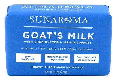 Shea Butter Manuka Honey Goat's Milk Soap Pack Of 3 Natural Gentle Exfoliating