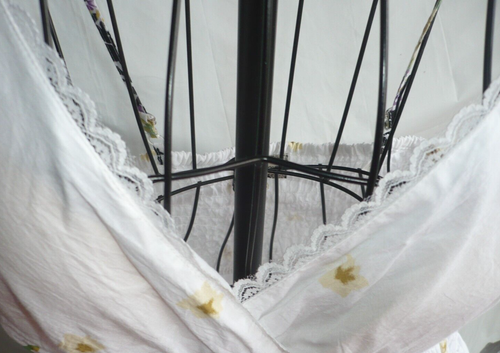 Mint Green lined sundress padded with lace womens 3X white / floral NWT - Picture 4 of 15