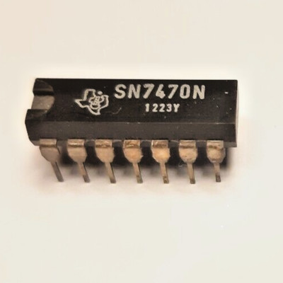 1 x SN7470N TTL AND-Gatter J-K-Flipflop Texas Instruments