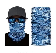 Graffiti Neck Gaiter Face Mask Head Band MultiUse Tube Scarf Face Cover Bandana