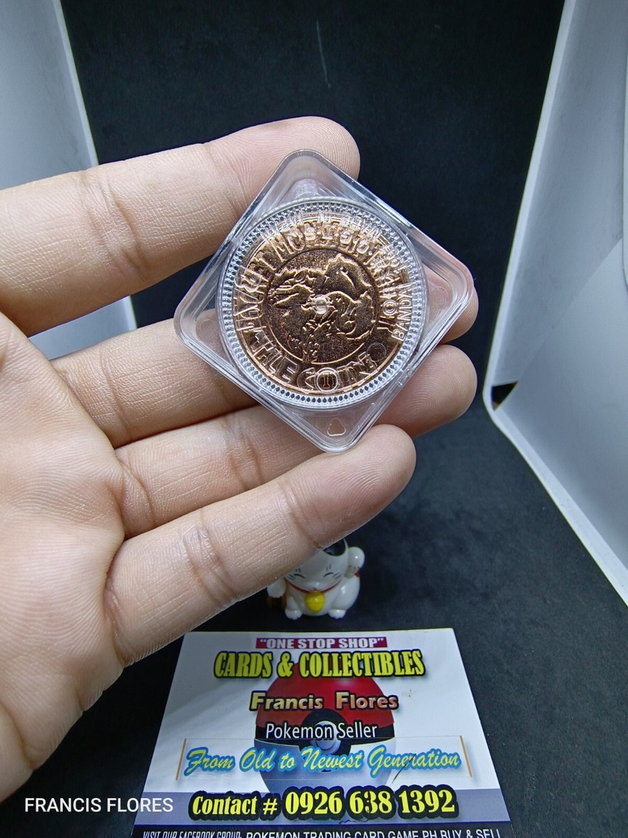 Pokemon - ARCANINE #59 (800 HP) MEIJI BATTLE METAL COIN / YR 1997