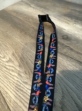 LILO  STITCH LANYARD black disney cute neck strap key chain ID badge holder