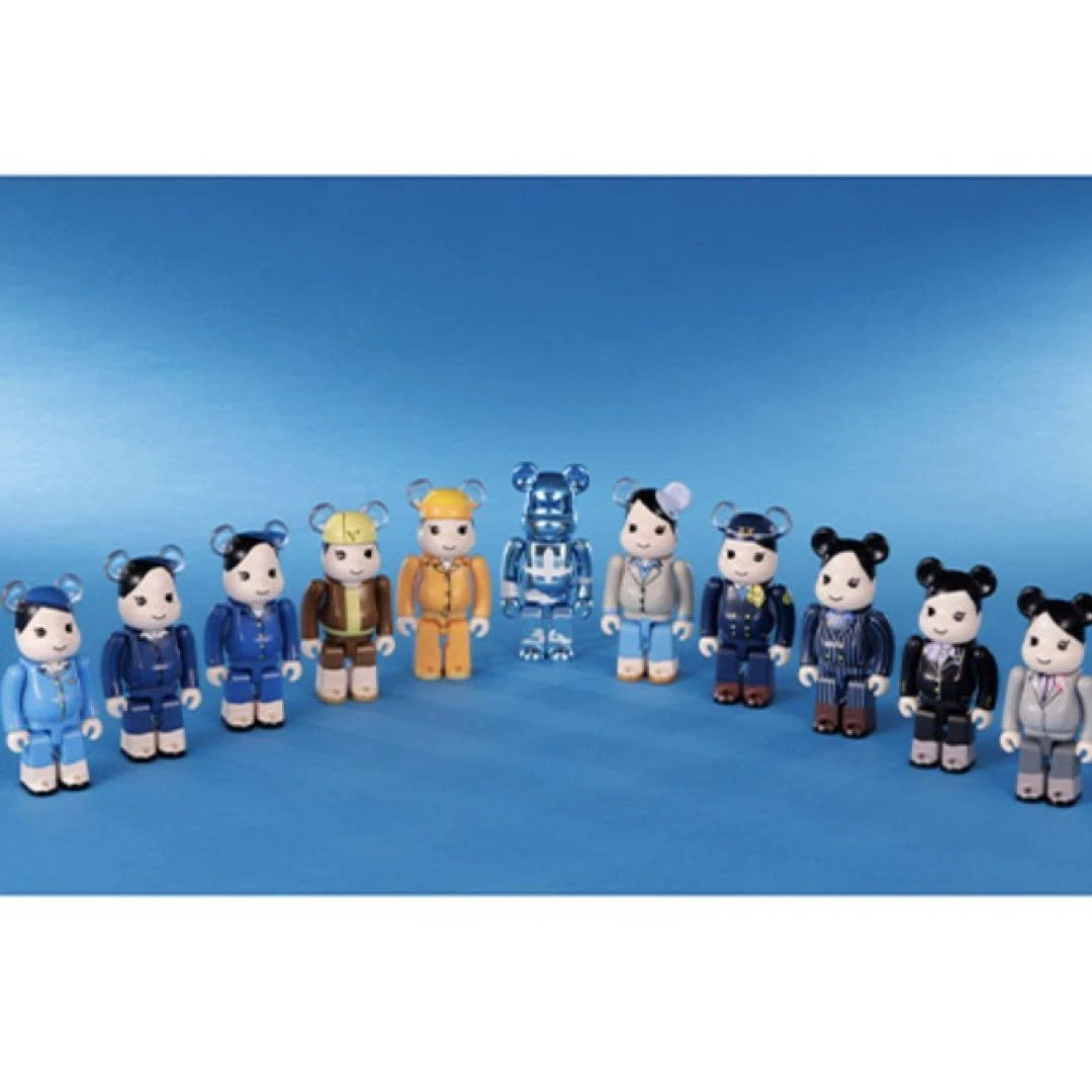 ANA 70th Anniversary BE@RBRICK MEDICOM TOY Uniform Collection Set