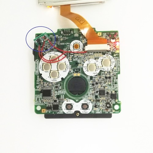 GBA SP AGS-001 Change to GBA SP AGS-101 Bcklit LCD Transfer Board - Picture 3 of 6