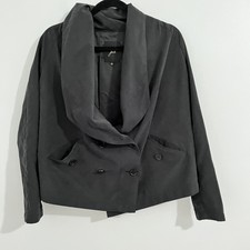 Jack Black Oversized Blazer Jacket Size S Tuxedo Minimalistic Opera Buttons 80s