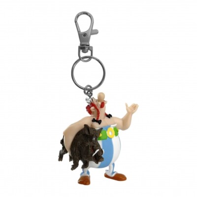 Obelix with Wild Boar - Keychain