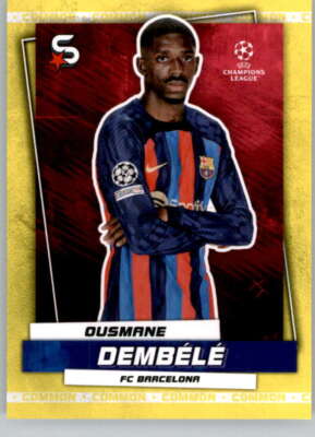 OUSMANE DEMBELE 2022-23 Topps UEFA Superstars Common Yellow #53