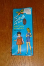 Girl's VTG 1970s Sheer Beige Panyhose Sz 9-14 Years 65-95 Lbs Stretch Nylon NIP
