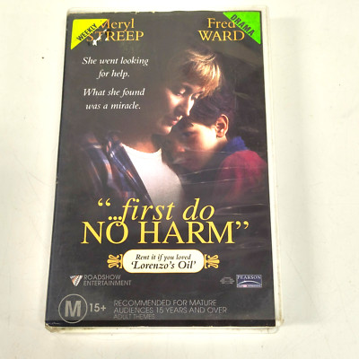 First Do No Harm - Meryl Streep, Fred Ward - VHS Tape - Big Box - Ex Rental