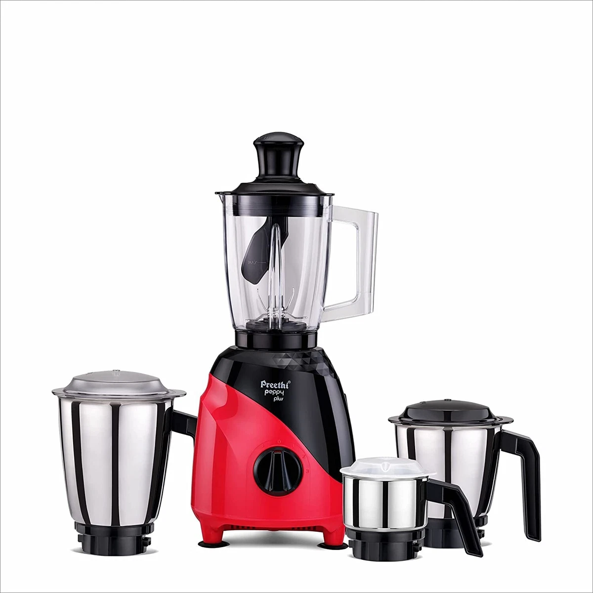 Preethi Popular MG 142 750-Watt Mixer Grinder, 3 Jar, 220V- White- Free  Shipping