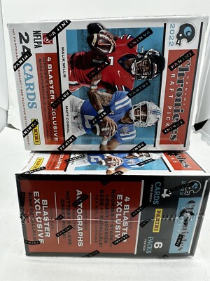 (2) 2022 Panini Chronicles Draft Picks Football Blaster Boxes (Rookies & Stars)