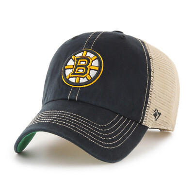 NHL Boston Bruins Cap Baseballcap Basecap Trawler Trucker Kappe 191119998514