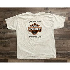 Genuine Huckin-Farley Made in USA Mens 2XL Gray T Shirt