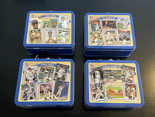 2024 Topps Archives Tin Mini Lunch Box Complete Set (4) Banks Judge Ripken Acuna